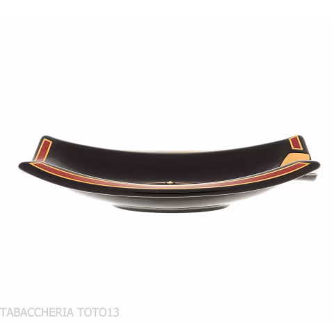 Cendrier Partagas Série D Noir et Rouge - Accessoires Cigare - Céramique