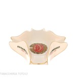 Hoyo de Monterrey white and gold ashtray for 1 cigar - Accessories Cigar - Ceramic
