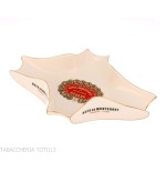 Hoyo de Monterrey white and gold ashtray for 1 cigar - Accessories Cigar - Ceramic