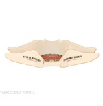 Cendrier Hoyo de Monterrey blanc et or pour 1 cigare - Accessoires Cigare - Céramique