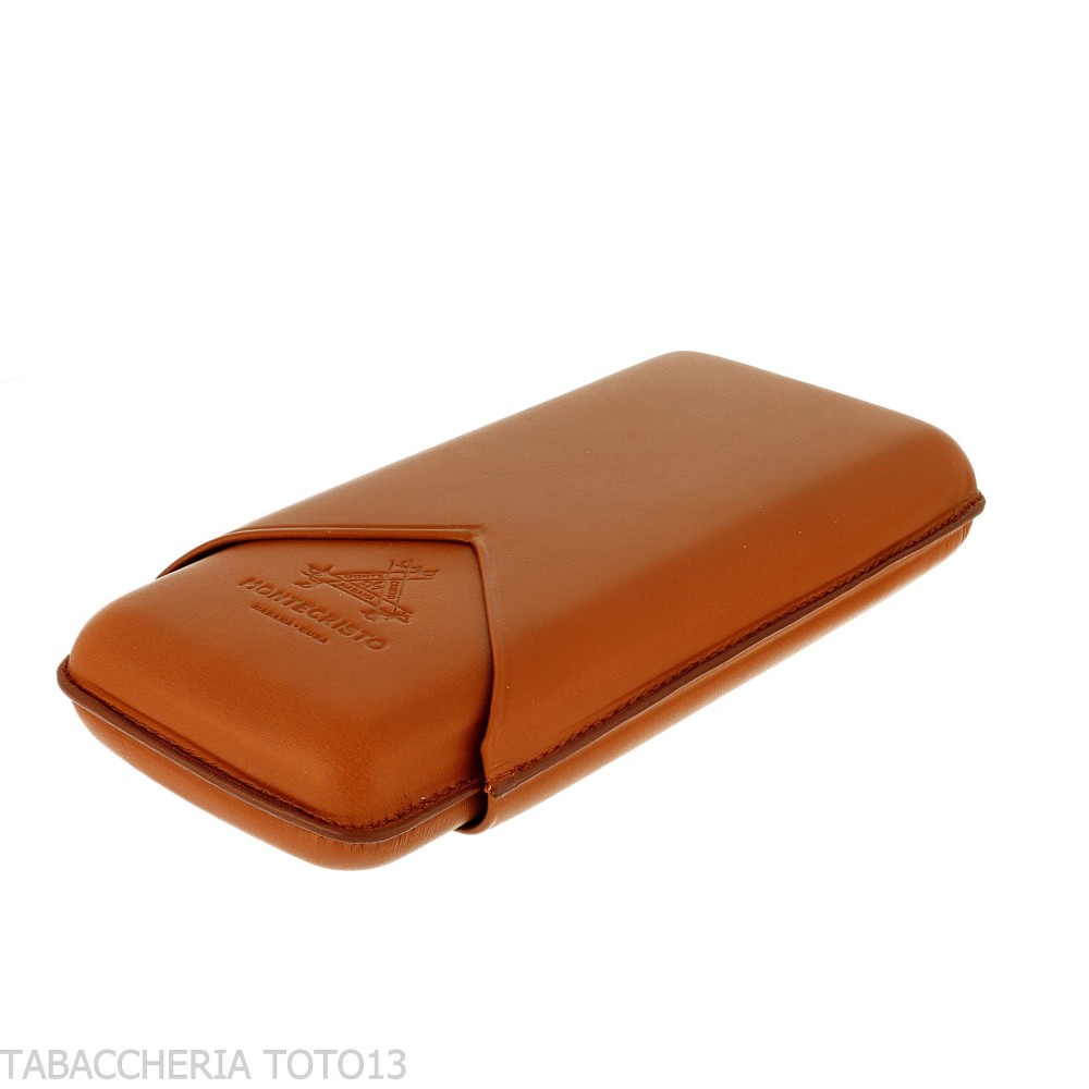 Étui à cigares en cuir Montecristo 3 places - Accessoires Cigare - Cuir