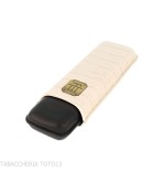 Étui à cigares de poche Trinidad en cuir noir et blanc - Accessoires Cigare
