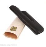 Étui à cigares de poche Trinidad en cuir noir et blanc - Accessoires Cigare
