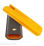 Cohiba Two-Tone Leather Pocket Cigar Case for Two Cigars - Accessories Cigar