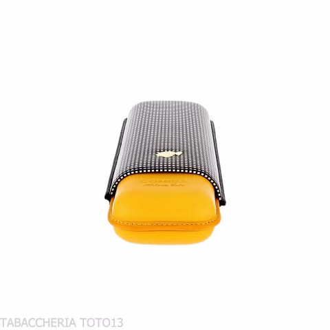 Cohiba Two-Tone Leather Pocket Cigar Case for Two Cigars - Accessories Cigar