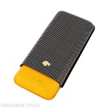 Cohiba Pocket Cigar Case in Two-Tone Leather for 3 Cigars - Accessories Cigar - Leather