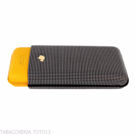 Étui à cigares de poche Cohiba en cuir bicolore pour 3 cigares - Accessoires Cigare - Cuir