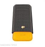 Cohiba Pocket Cigar Case in Two-Tone Leather for 3 Cigars - Accessories Cigar - Leather