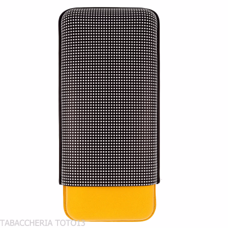 Étui à cigares de poche Cohiba en cuir bicolore pour 3 cigares - Accessoires Cigare - Cuir