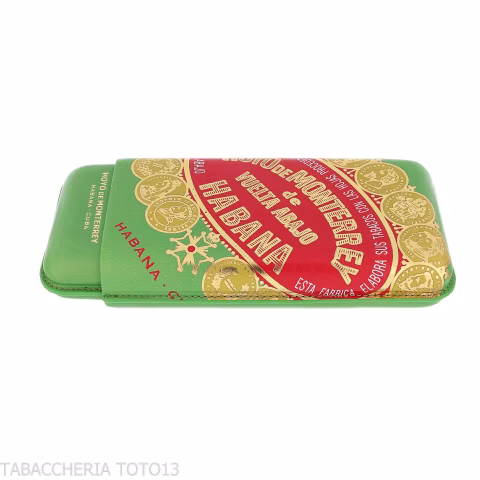Hoyo de Monterrey Leather Pocket Cigar Case for Three Cigars - Accessories Cigar - Leather