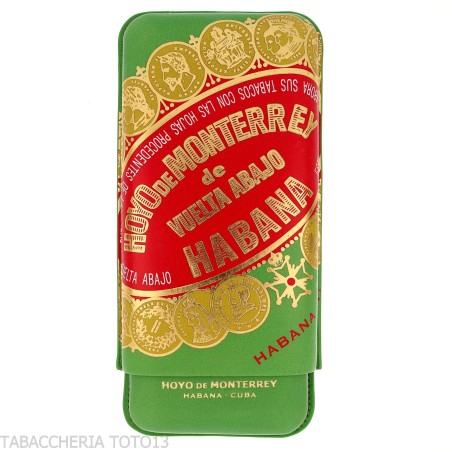 Hoyo de Monterrey Leder-Taschenetui für drei Zigarren - Zubehör Cigar