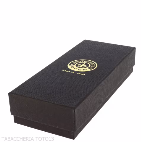Montecristo Open Leather Pocket Cigar Case for Two - Accessories Cigar - Leather, Metal