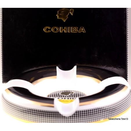 Cenicero Cohiba redondo para puros con logo - Accesorios Del Cigarro