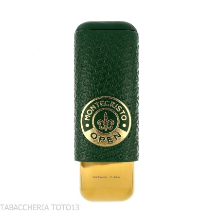 Montecristo Open portasigari da tasca in pelle 2 posti - Accessori Per Sigari