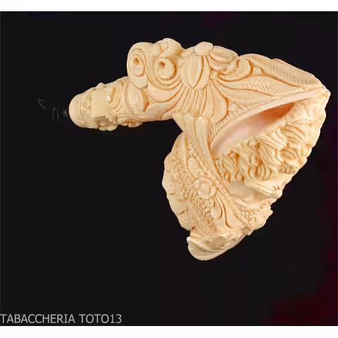 Meerschaumpfeife in Form eines Ritters, mit teebehandeltem Kopf - Meerschaumpfeifen - Altinay meerschaum pipes