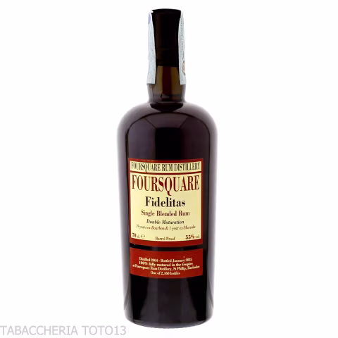 Foursquare Fidelitas Double Maturation Vol.55% Cl.70 - Distillati