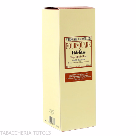 Foursquare Fidelitas Double Maturation Vol.55% Cl.70 - Distillati