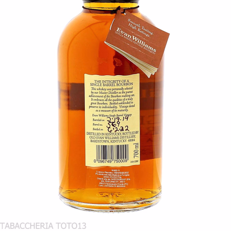 Evan Williams Single Barrel 9 y.o. Kentucky Bourbon Vol.43,3% Cl.70-Bourbon