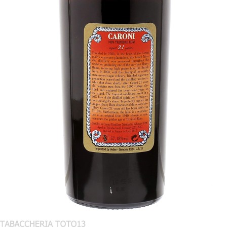 Caroni 21 Y.O. Trinidad 100 Proof Vol.57,18% Cl.70 - Distillati