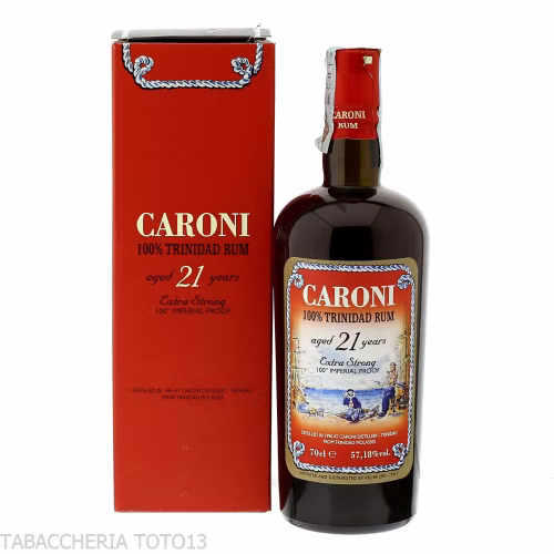 Caroni 21 Y.O. Trinidad 100 Proof Vol.57,18% Cl.70-Rum