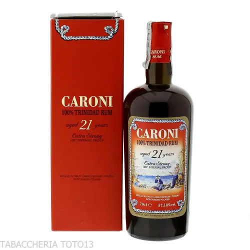 Caroni 21 Y.O. Trinidad 100 Proof Vol.57,18% Cl.70 - Destilliert