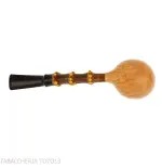 Gabriele Pipemaker straight Apple shaped pipe dolphin line - Tobacco Pipes - Natural root