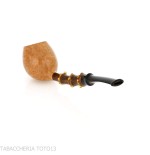 Gabriele Pipemaker Pipe droite en forme de pomme ligne dauphin - Pipe Pour le Tabac - Racine naturelle