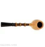 Gabriele Pipemaker straight Apple shaped pipe dolphin line - Tobacco Pipes - Natural root