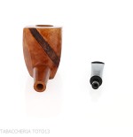 Baldo Baldi Pipe Cutty Shape Grade 6 Briar Léger - Pipe Pour le Tabac - Racine naturelle