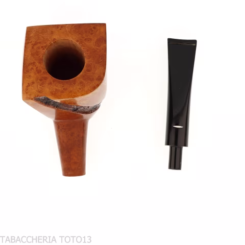 Baldo Baldi pipe cutty shape grade 6 light briar - Tobacco Pipes - Natural root
