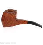 Baldo Baldi Pipe en forme de panneau semi-courbé en bruyère brandy grade 3 - Pipe Pour le Tabac - Racine naturelle