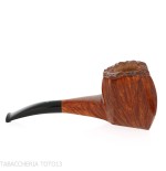 Baldo Baldi semi-curved panel shaped pipe in grade 3 brandy briar - Tobacco Pipes - Natural root