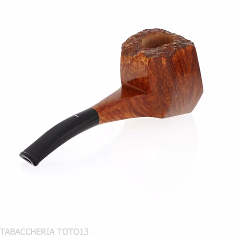 Baldo Baldi forma panel semicurva in radica brandy grado 3 - Pipe