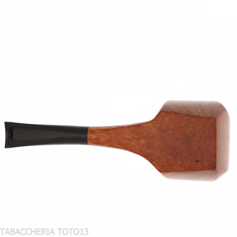 Baldo Baldi semi-curved panel shaped pipe in grade 3 brandy briar - Tobacco Pipes - Natural root