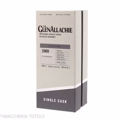 GlenAllachie 15 Y.o. single cask PX hogshead Vol.54,5% Cl.70 - Distillati