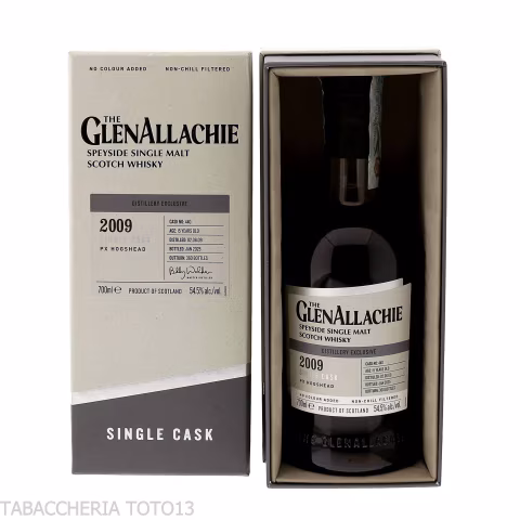 GlenAllachie 15 Y.o. single cask PX hogshead Vol.54,5% Cl.70 - Distillati