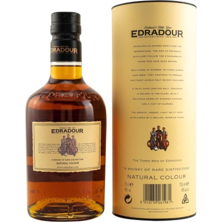Edradour 10 Y.O. Single Highland Malt Vol. 40% Cl.70 - Destilliert