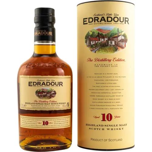 Edradour 10 Y.O. Single Highland Malt Vol. 40% Cl.70 - Licores