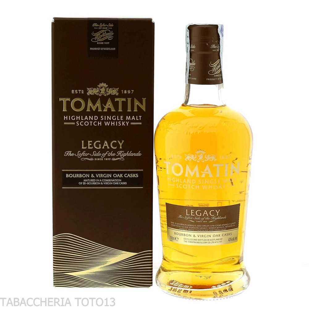 Tomatin Legacy Bourbon and virgin oak casks Vol.43% Cl.70-Whisky