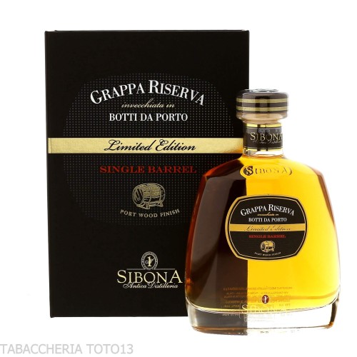 Sibona Grappa Riserva from Port Barrels, Single Barrel Vol.44% 70cl-Grappe