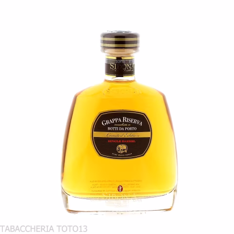 Grappa Sibona Riserva de fûts de Porto, Single Barrel, 44 % vol., 70 cl - Spiritueux - Marcs