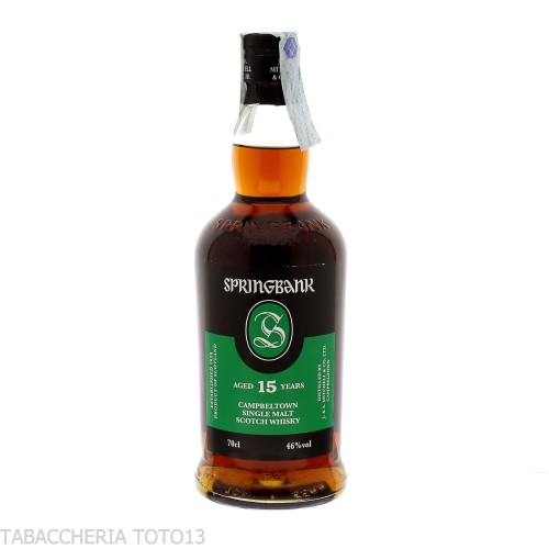 Springbank 15 Y.O. Single Malt Vol.46% Cl.70-Whisky
