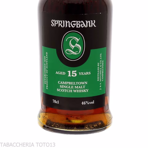 Whiskey Springbank 15 Y.O. Single Malt new edition online sale