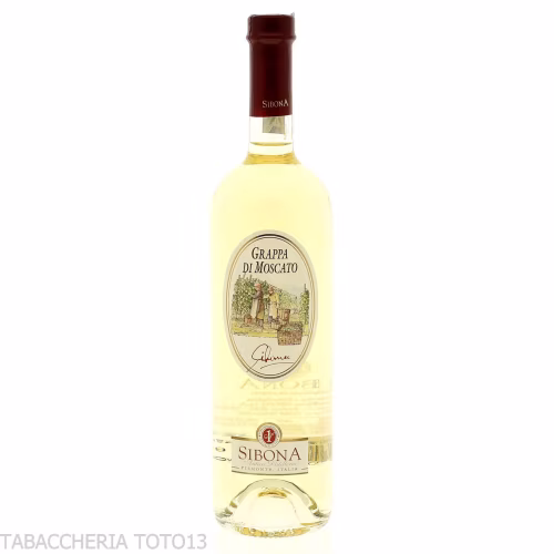 Sibona grappa di Moscato Vol.40% Cl.70-Grappe