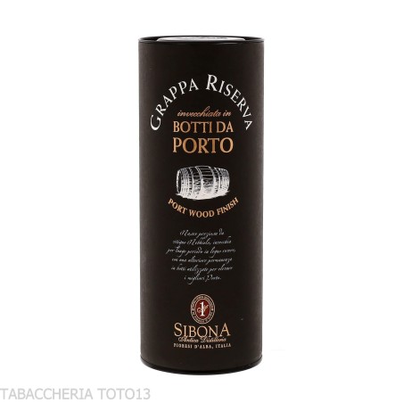 Sibona grappa di Nebbiolo riserva botti da Porto Vol.44% Cl.50 - Distillati