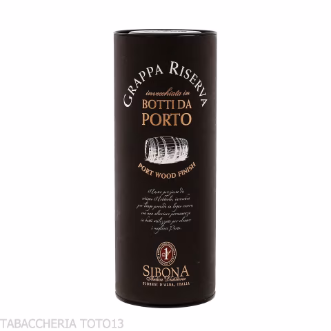 Sibona Grappa di Nebbiolo Riserva in Port Barrels, Vol.44% ABV Cl.50 - Spirits - Marcs