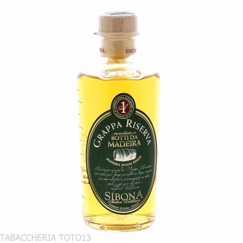 Sibona Moscato Riserva Grappa in Madeira Barrels Vol.44% Cl.50 - Spirits - Marcs