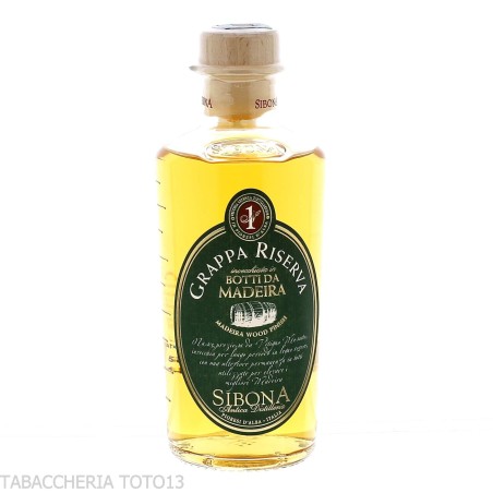 Sibona Moscato Riserva Grappa in Madeirafässern Vol.44% Cl.50 - Destilliert