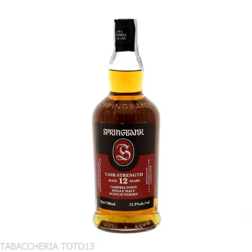 Springbank 12 Y.O. cask Strength Batch 27 Vol.55,9% Cl.70 - Licores