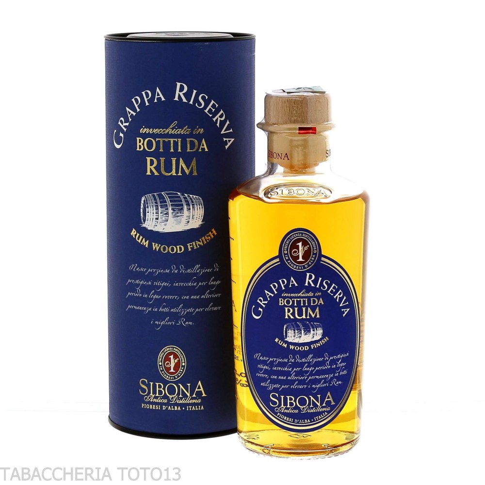 Sibona Piemonteser Grappa Riserva in Rumfässern Vol.44% Cl.50 - Destilliert